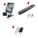 Single Swing Gate Automation Base Kit Super Duty Linear Actuator with Limit Stops and Encoder Made in Italy