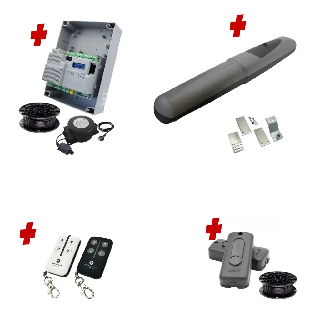 Single Swing Gate Automation Installer and Trade Kit Super Duty Linear Actuator with Limit Stops and Encoder Made in Italy