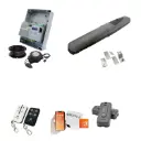 Single Swing Gate Automation Remootio Kit Super Duty Linear Actuator with Limit Stops and Encoder Made in Italy