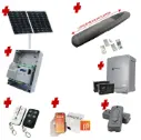 Solar Powered Swing Gate Automation Remootio Kit Super Duty Linear Actuator with Limit Stops and Encoder Made in Italy 