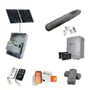 Solar Powered Swing Gate Automation Remootio Kit Super Duty Linear Actuator with Limit Stops and Encoder Made in Italy 