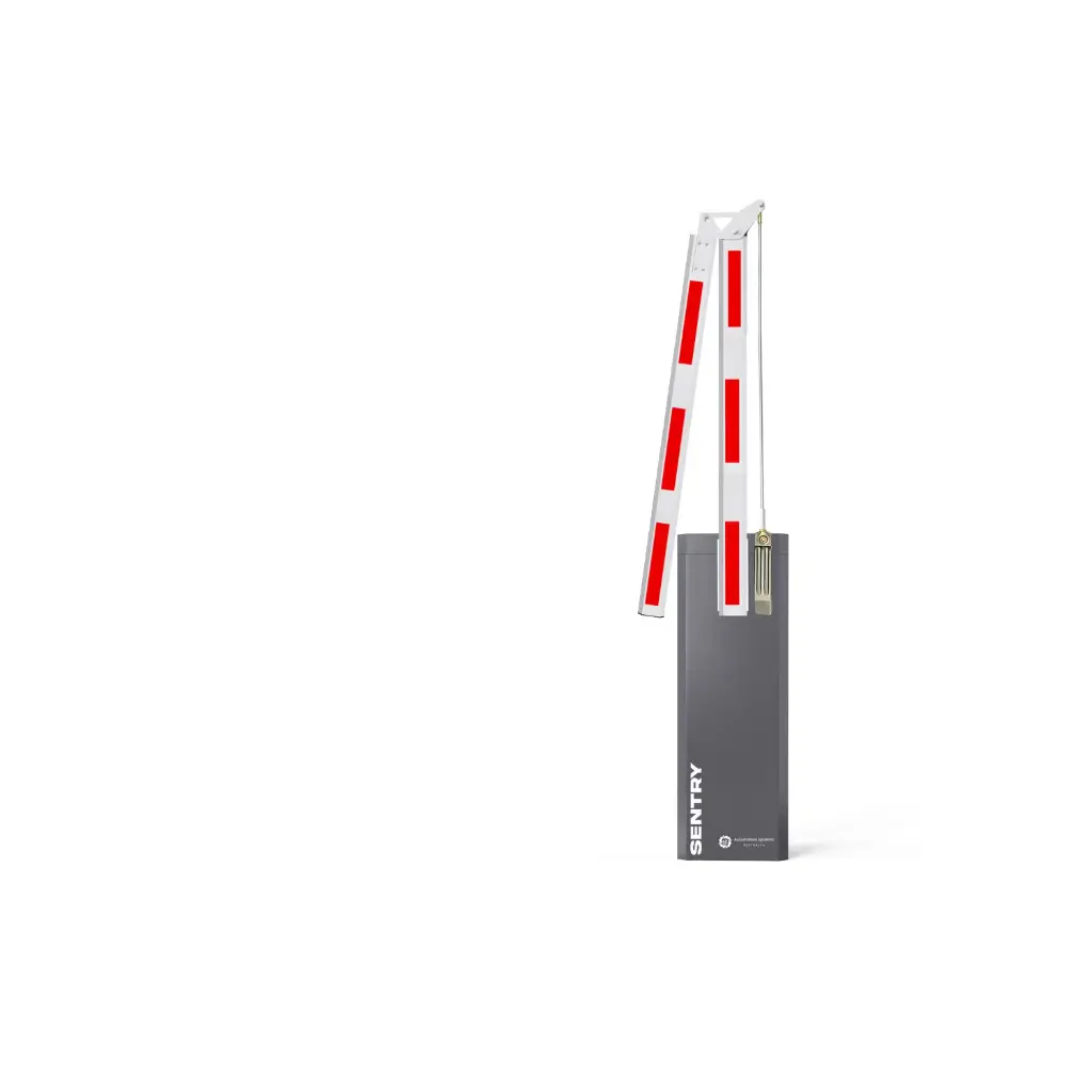 Right Side 24V Articulating Folding 90 Degree Boom Gate Brushless DC Low Voltage with Maximum 4.5m Arm