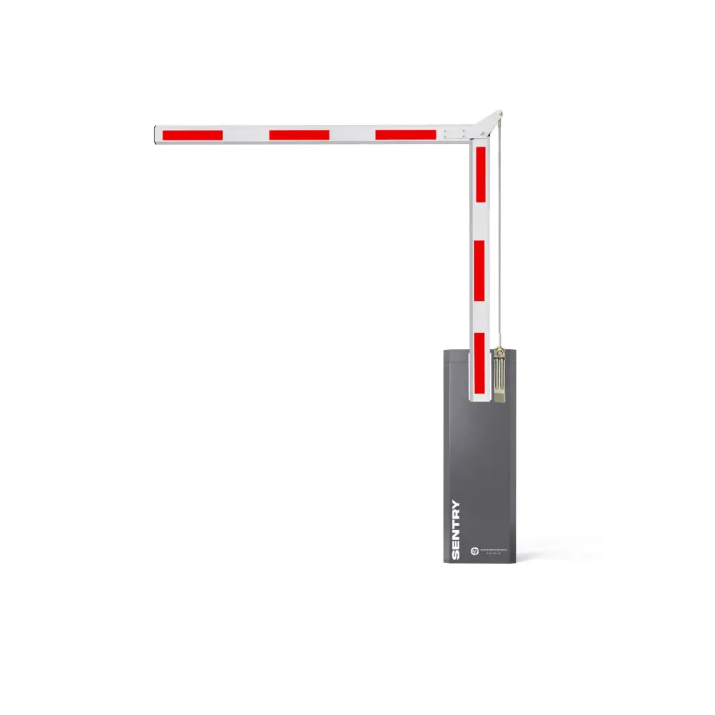 Right Side 24V Articulating Folding 90 Degree Boom Gate Brushless DC Low Voltage with Maximum 4.5m Arm