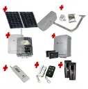 RAPTOR Extra Heavy Duty ITALIAN Solar Powered Farm Gate Automatic Rural Swing Driveway Gate Opener 24 Volt Kit ROBUST Heavy Duty Design
