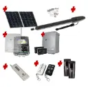Orion LS Solar Powered Farm Gate Automatic Rural Swing Driveway Gate Opener 24 Volt Kit ROBUST Heavy Duty Design