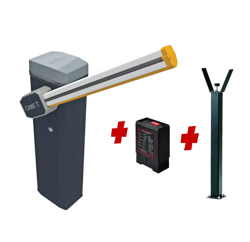 CAME Gard 6m Electric Automatic Boom Barrier Gate High Duty Cycle Suitable for Parking Depot Yards Caravan Park offices with Loop Detector