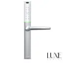 Aspen Slimline (Silver) Digital Entrance Lock with Mobile APP (Bluetooth, Fingerprint, EM Card) IP66 Front Side Weather Resistance