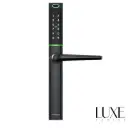 Aspen Slimline (Black) Digital Entrance Lock with Mobile APP (Bluetooth, Fingerprint, EM Card) IP66 Front Side Weather Resistance