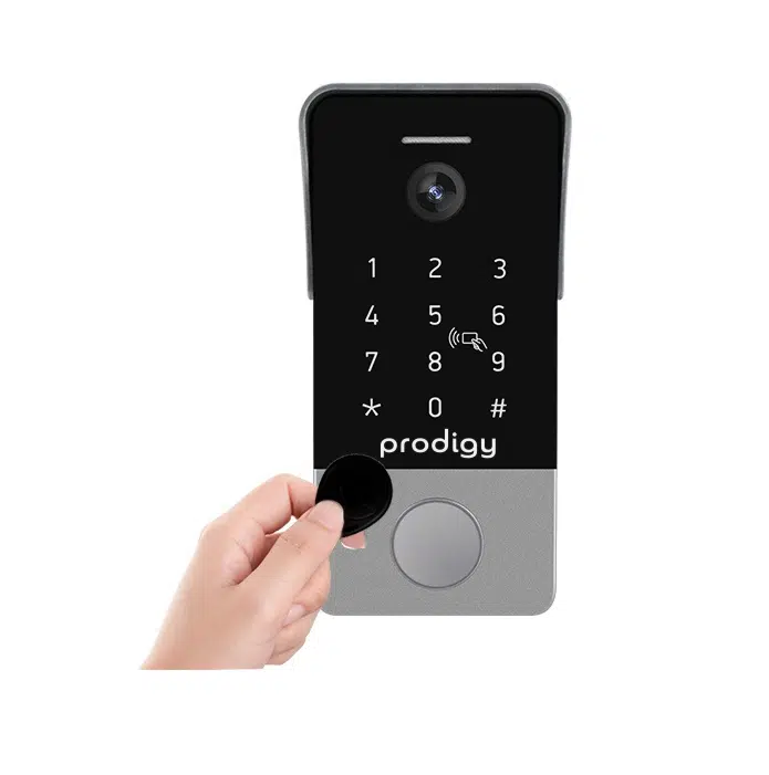 2 Wire Intercom Outdoor Station Wide Angle 148 Degrees with Built in Keypad and RFID Reader (HD2 Series)