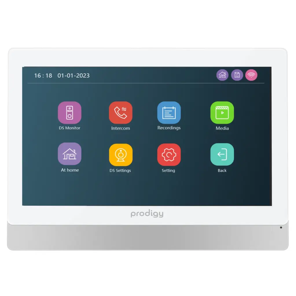 9" HD 2 Wire Intercom Monitor Touchscreen with WiFi APP Connection (HD2 Series)