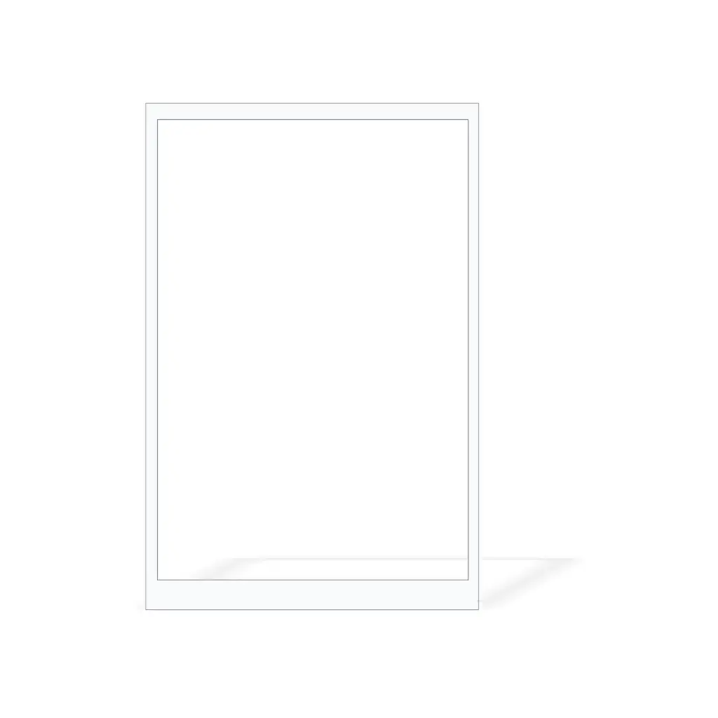 880mm x 1200mm Cladding Pedestrian Gate Frame (Internal/External Cladding) (Pearl Gloss White Powder Coat)