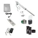 Viper 5 Long Stroke ITALIAN Electric Farm Gate 24V Automatic Rural Swing Driveway Gate Opener 24 Volt Kit ROBUST Heavy Duty Design ENTRY KEYPAD and EXIT BUTTON KIT 