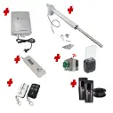 Viper 5 Long Stroke ITALIAN Electric Farm Gate 24V Automatic Rural Swing Driveway Gate Opener 24 Volt Kit ROBUST Heavy Duty Design ENTRY KEYPAD and EXIT BUTTON KIT 