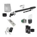 Orion LS Electric Farm Gate 24V Automatic Rural Swing Driveway Gate Opener Low Voltage Kit ROBUST Heavy Duty Design ENTRY KEYPAD and EXIT BUTTON KIT 