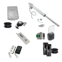 Viper 5 Long Stroke ITALIAN Electric Farm Gate 24V Automatic Rural Swing Driveway Gate Opener Low Voltage Kit ROBUST Heavy Duty Design ENTRY KEYPAD and EXIT BUTTON KIT 