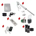 Viper 5 Long Stroke ITALIAN Electric Farm Gate 24V Automatic Rural Swing Driveway Gate Opener Low Voltage Kit ROBUST Heavy Duty Design ENTRY KEYPAD and EXIT BUTTON KIT 