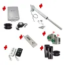 Viper 5 Long Stroke ITALIAN Electric Farm Gate 24V Automatic Rural Swing Driveway Gate Opener Low Voltage Kit ROBUST Heavy Duty Design ENTRY and EXIT BUTTON KIT 