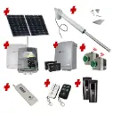 Viper 5 Long Stroke ITALIAN Solar Powered Farm Gate 24V Automatic Rural Swing Driveway Gate Opener Solar Powered Kit ROBUST Heavy Duty Design ENTRY and EXIT BUTTON KIT 