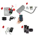 RAPTOR Extra Heavy Duty ITALIAN Low Voltage Farm Gate 24V Automatic Rural Swing Driveway Gate Opener 24 Volt Kit ROBUST Heavy Duty Design with 4G Mobile Control