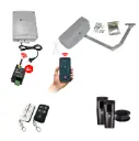 RAPTOR Extra Heavy Duty ITALIAN Electric Farm Gate 24V Automatic Rural Swing Driveway Gate Opener 24 Volt Kit ROBUST Heavy Duty Design with 4G Mobile Control