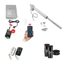 Viper 5 Long Stroke ITALIAN Electric Farm Gate 24V Automatic Rural Swing Driveway Gate Opener 24 Volt Kit ROBUST Heavy Duty Design with 4G Mobile Control