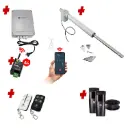 Viper 5 Long Stroke ITALIAN Electric Farm Gate 24V Automatic Rural Swing Driveway Gate Opener 24 Volt Kit ROBUST Heavy Duty Design with 4G Mobile Control