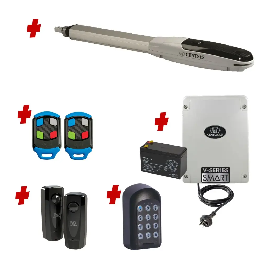 Centsys V500 Smart (240V) Single Swing Gate System with Keypad