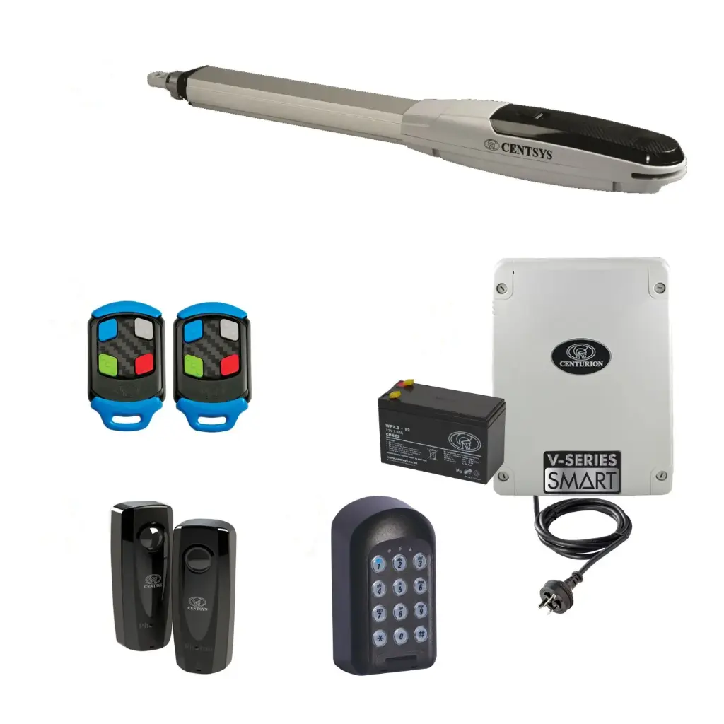 Centsys V500 Smart (240V) Single Swing Gate System with Keypad