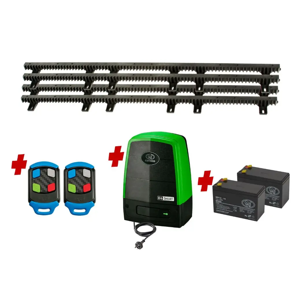 Centsys D6 Smart Commercial Grade (240V) 600KG Sliding Gate System Base Kit