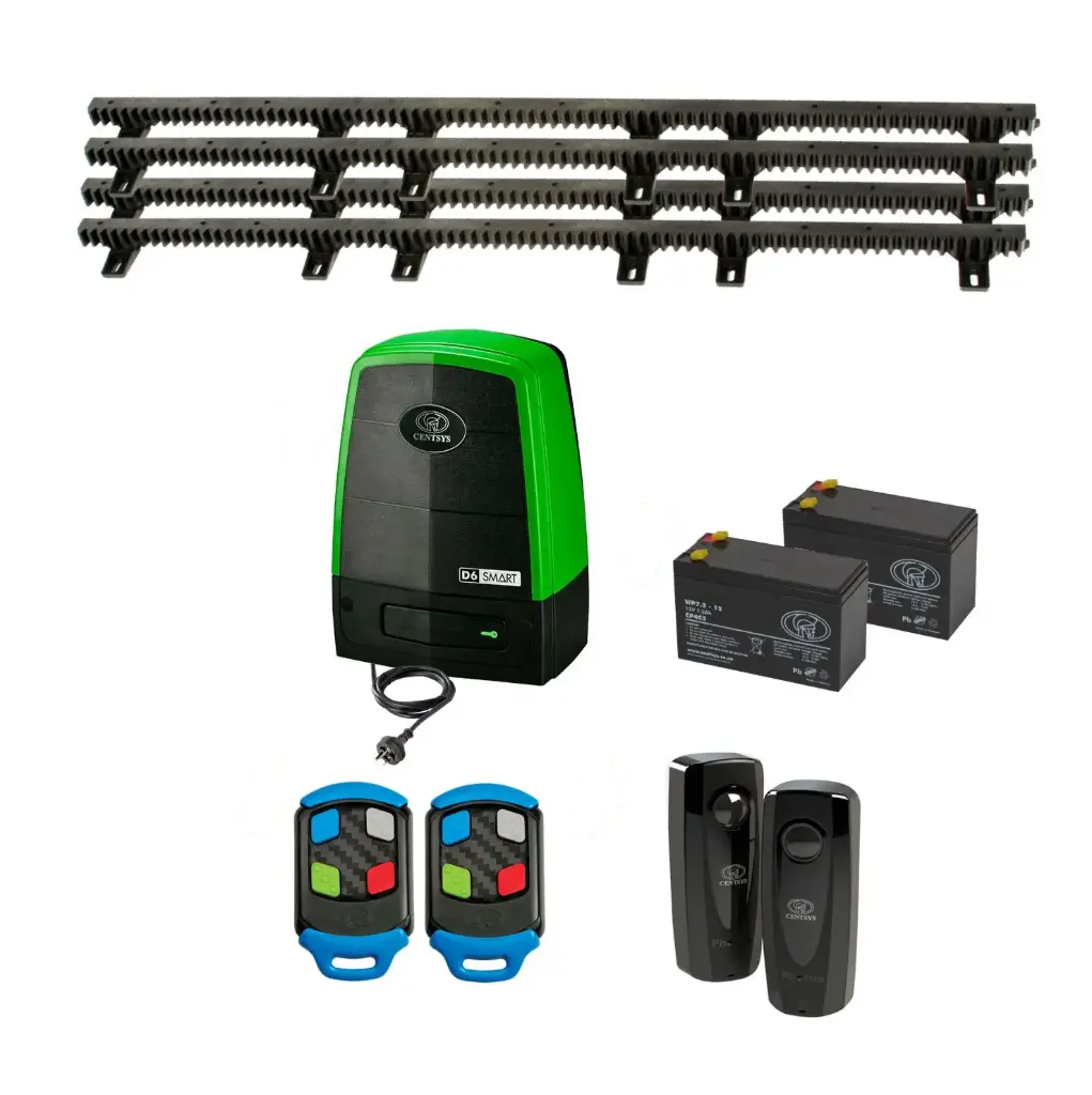 Centsys D6 Smart Commercial Grade (240V) 600KG Sliding Gate System Installer Trade Kit