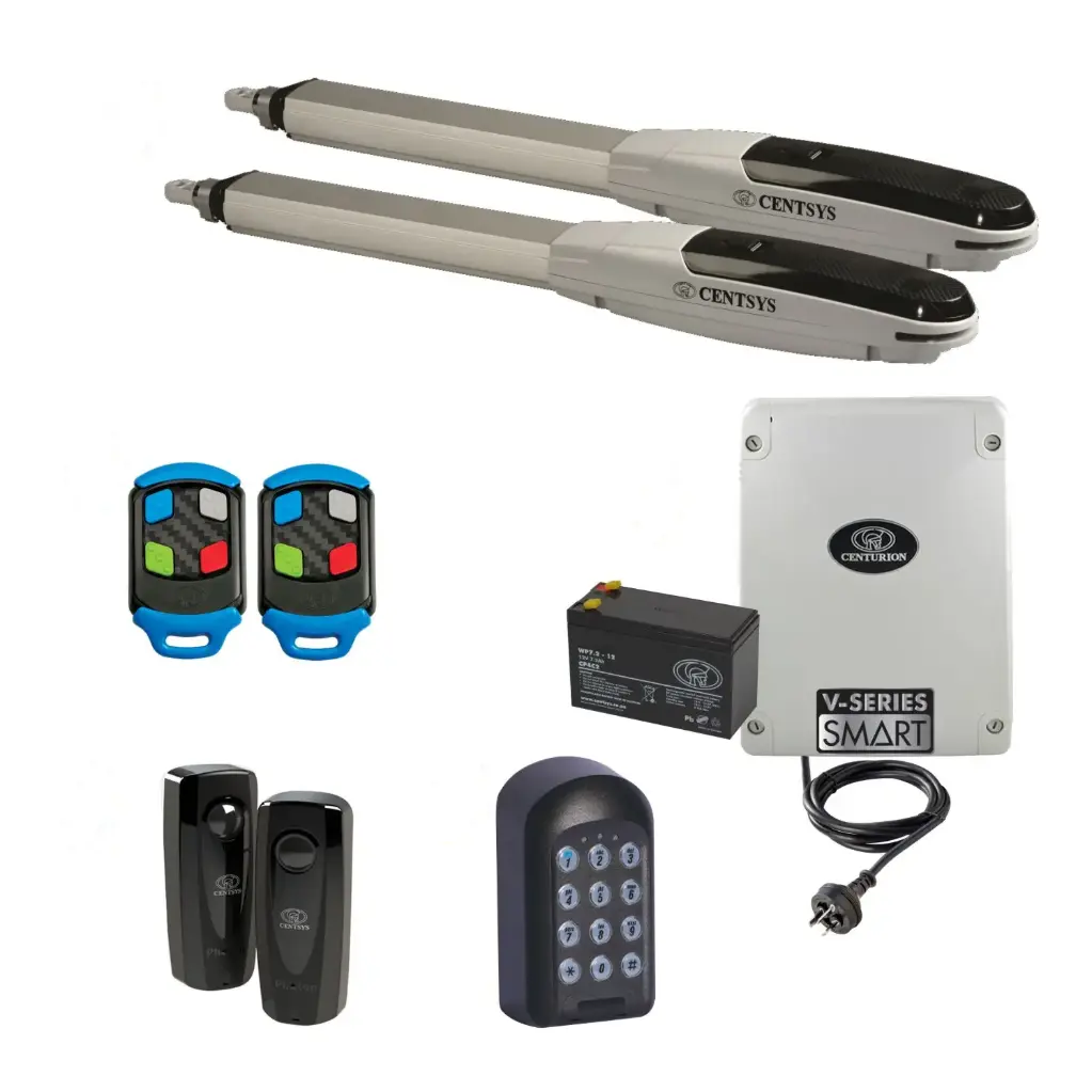 Centsys V500 Smart (240V) Double Swing Gate System with Keypad