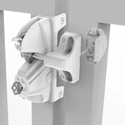 LOKKLATCH Deluxe (White) Entry and Exit Type