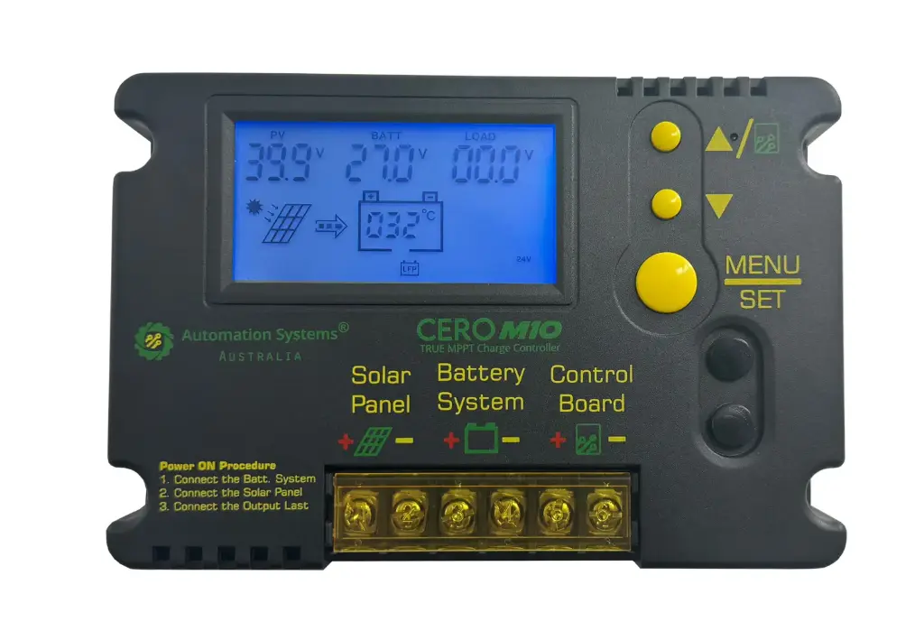 Cero M10 MPPT Solar Regulator 12V/24V 10A Maximum Power Point Tracking 