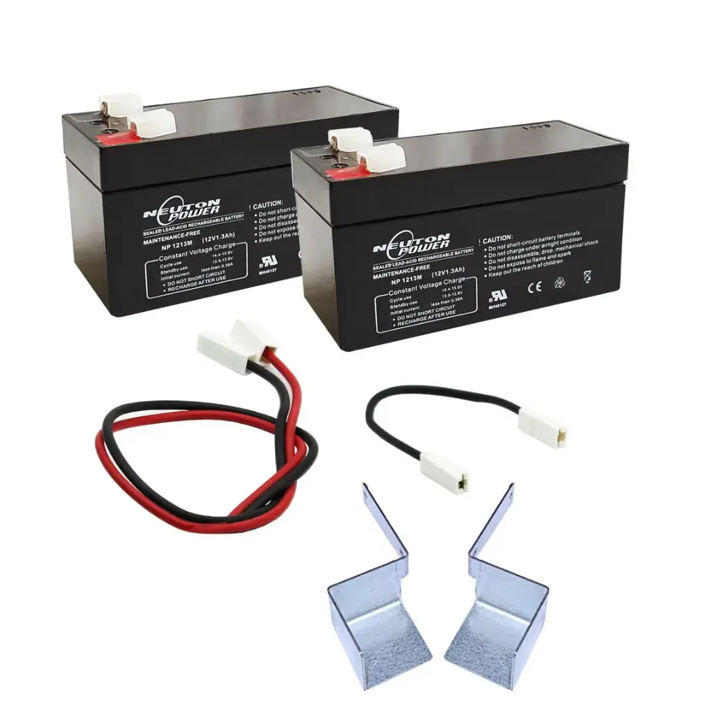 Battery Backup System 1.3aH *including clamps* for Beninca Swing Gates (Mains Powered Only)