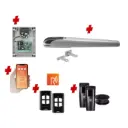 Remootio BOB 5 High Thrust Long Stroke ITALIAN Electric 24V Low Voltage Automatic Swing Driveway Gate Opener Kit ROBUST Heavy Duty Design for Trade Installers 