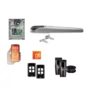 Remootio BOB 5 High Thrust Long Stroke ITALIAN Electric 24V Low Voltage Automatic Swing Driveway Gate Opener Kit ROBUST Heavy Duty Design for Trade Installers 