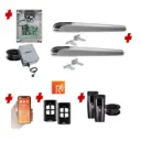 Remootio BOB 5 High Thrust Long Stroke ITALIAN Low Voltage 24V Automatic Double Swing Driveway Gate Opener 24 Volt Kit ROBUST Heavy Duty Design