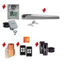 Remootio BOB 5 High Thrust Long Stroke ITALIAN Low Voltage 24V Automatic Swing Driveway Gate Opener 24 Volt Kit ROBUST Heavy Duty Design for Trade Installers 