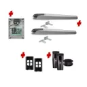 BOB 5 High Thrust Long Stroke ITALIAN Electric 24V Low Voltage Automatic Double Swing Driveway Gate Opener Kit ROBUST Heavy Duty Design for Trade Installers