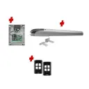 BOB 5 High Thrust Long Stroke ITALIAN Electric 24V Low Voltage Automatic Swing Driveway Gate Opener Kit ROBUST Heavy Duty Design BASE KIT 