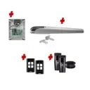 BOB 5 High Thrust Long Stroke ITALIAN Electric 24V Low Voltage Automatic Swing Driveway Gate Opener Kit ROBUST Heavy Duty Design for Trade Installers