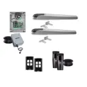 BOB 5 High Thrust Long Stroke ITALIAN Low Voltage 24V Automatic Double Swing Driveway Gate Opener 24 Volt Kit ROBUST Heavy Duty Design for Trade Installers 