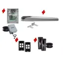 BOB 5 High Thrust Long Stroke ITALIAN Low Voltage 24V Automatic Swing Driveway Gate Opener 24 Volt Kit ROBUST Heavy Duty Design for Trade Installers