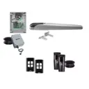 Beninca Bob 5024 Automatic Single Swing Driveway Gate Opener Kit - Italian, Heavy Duty, 24V Electric, Linear Actuator, Long Stroke, with Safety Photocells, Brainy Plus Control Board