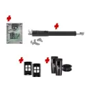 TOM 5 Telescopic Long Stroke ITALIAN Electric 24V Low Voltage Automatic Swing Driveway Gate Opener Kit ROBUST Heavy Duty Design for Trade Installers