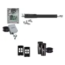 TOM 5 Telescopic Long Stroke ITALIAN Low Voltage 24V Automatic Swing Driveway Gate Opener 24 Volt Kit ROBUST Heavy Duty Design for Trade Installers