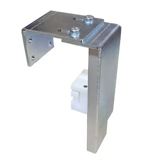 [OHB1-AL-C300-NB-WH-SUP] Overhead Bracket with Superior Nylon Block and Channel System (White Block) 
