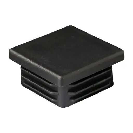 [PC-4040-BK] 40x40 Plastic Cap (Black)