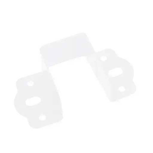 [FB-4040-3S-WH] Gate Horizontal Rail Bracket (White) 40x40