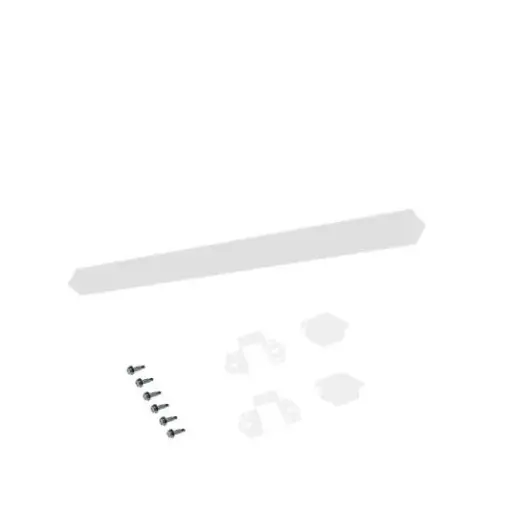 [HCR-KIT-WH] Horizontal Cladding Rail Support Kit - White